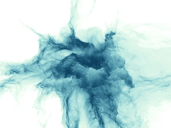 Fractal Burst Visualization — Stock Photo, Image