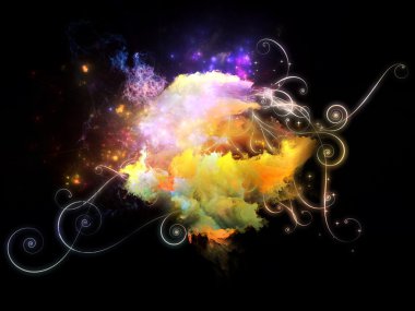 Tasarım bulutsular soyutlama