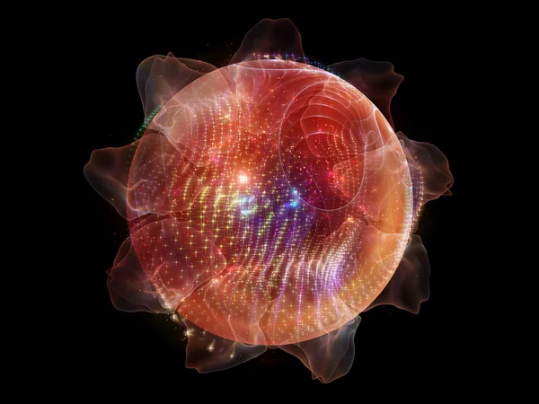 Sphère fractale Abstraction — Photo