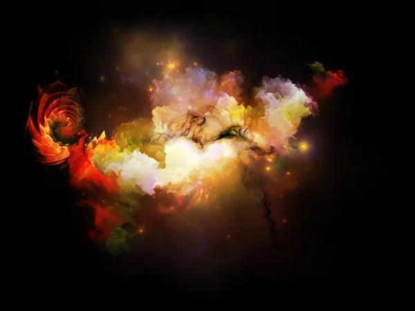 デザイン星雲の花びら — ストック写真