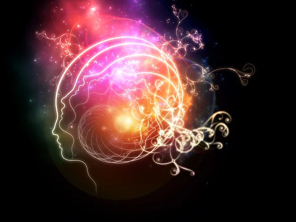 Energy of Inner Thoughts — Stock Photo, Image