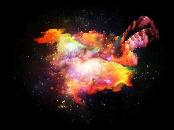 Lights of Design Nebulae — Stock Photo, Image