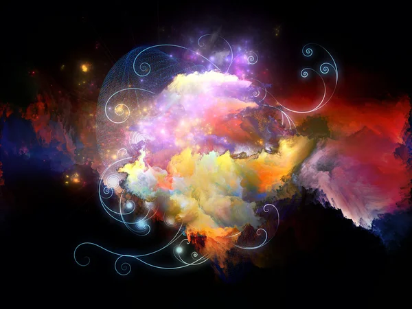 Design Nebulae Abstraction — Stock Photo, Image