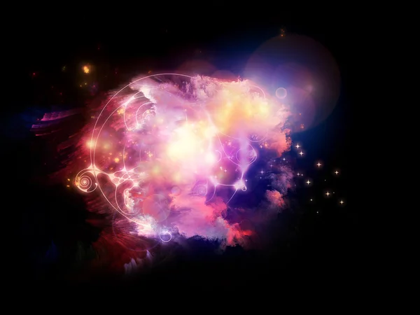 Diseño de nebulosas estallido — Foto de Stock