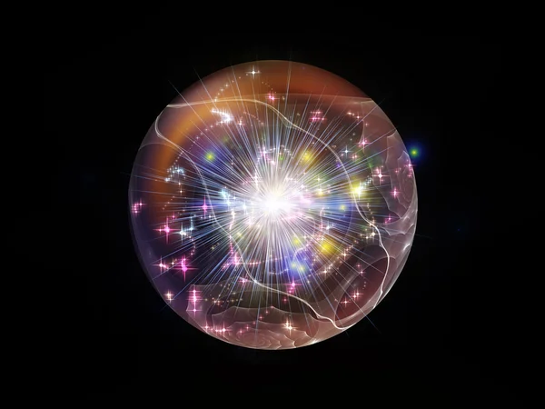 Элемент фрактальной сферы — стоковое фото
