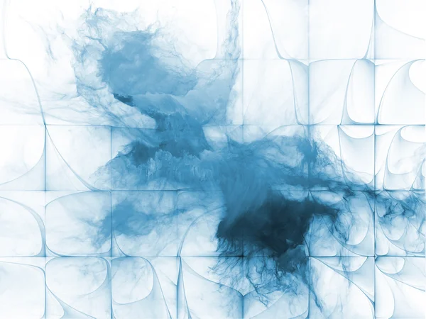Fraktal burst abstraktion — Stockfoto