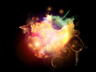 Tasarım bulutsular soyutlama