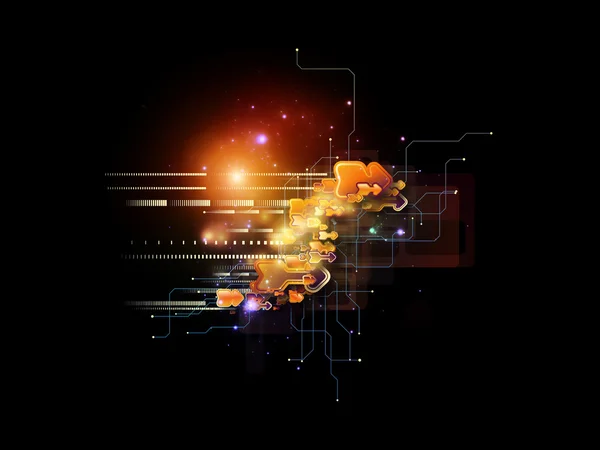 Elementos de la tecnología de nube —  Fotos de Stock