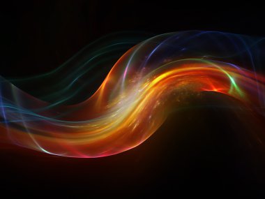 önceden in fractal dalgalar