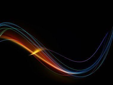 fraktal dalgaları arka plan