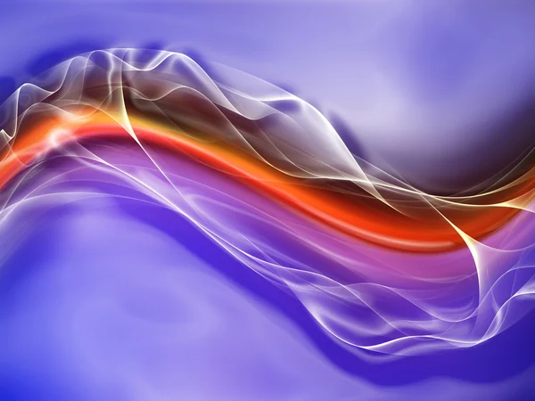 Colorful Fractal Waves — Stock Photo, Image