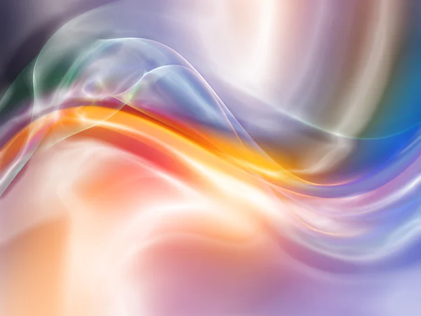 Lights of Fractal Waves — Stock Photo, Image