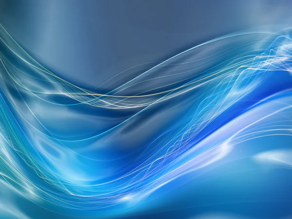 Fractal Waves Abstraction — Stock Photo, Image
