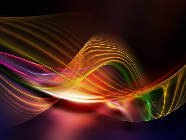 Fractal Waves Advancement — Stock Photo, Image