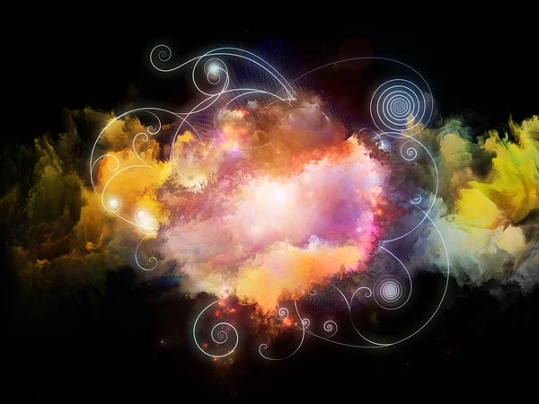 Fresco diseño nebulosas — Foto de Stock