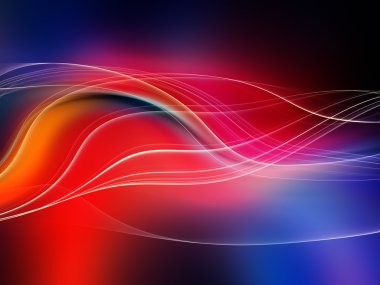 fraktal dalgaları arka plan