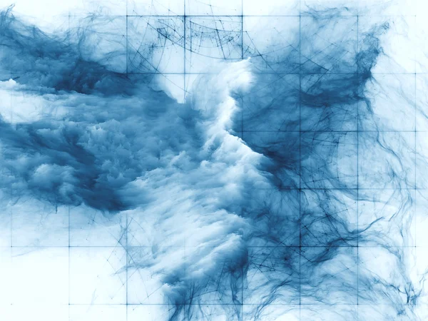 Εικονική fractal έκρηξη — Φωτογραφία Αρχείου