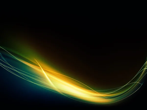 Fraktal dalgalar kompozisyon — Stok fotoğraf