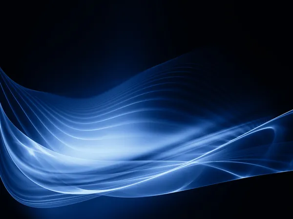 Fraktal dalgalar arayışı içinde — Stok fotoğraf