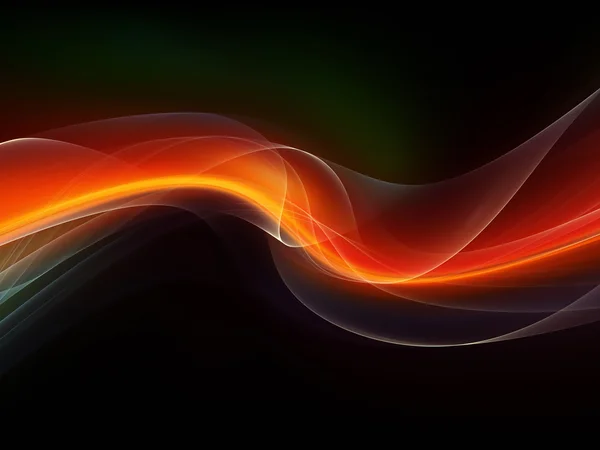 Виртуальные фрактальные волны — стоковое фото