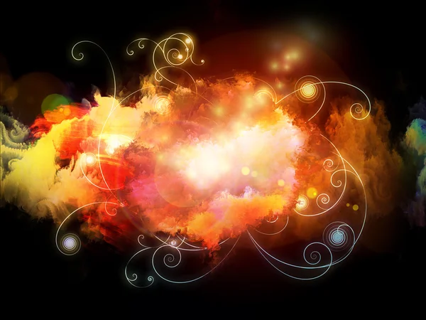 Design colorato Nebulae — Foto Stock