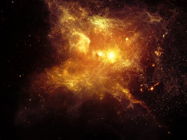 Reality of Fractal Nebulae clipart