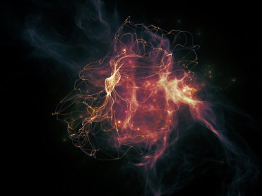 parlayan fraktal bulutsular dizini