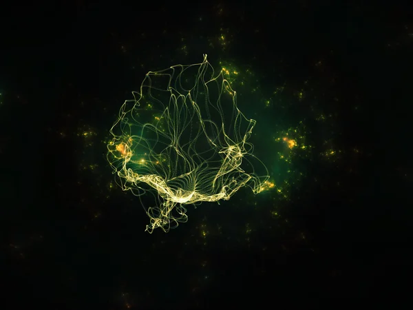 Elementos de las nebulosas fractales — Foto de Stock