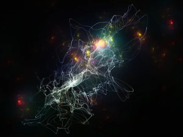 Despliegue de nebulosas fractales —  Fotos de Stock