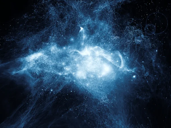 Nebulosas Fractais Acidentes — Fotografia de Stock