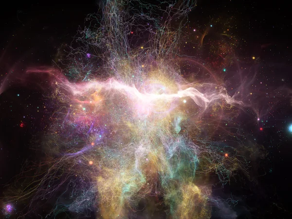 Evolving Fractal Nebulae — Stock Photo, Image