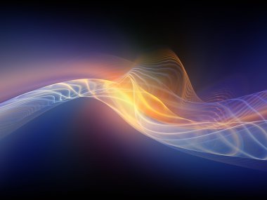 fraktal dalgaları arka plan