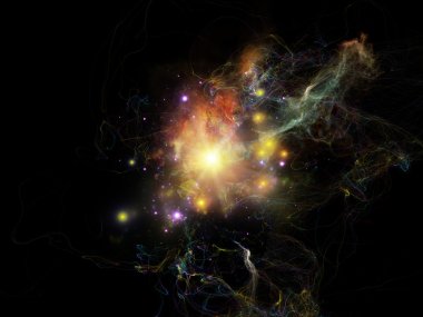 Işıklar in fractal bulutsular dizini