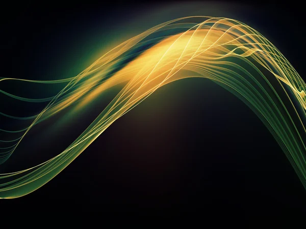 Akışı in fractal dalgalar — Stok fotoğraf