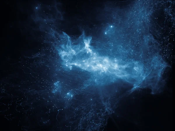 Reinos de Nebulosas Fractais — Fotografia de Stock