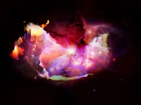 デザイン星雲の花びら — ストック写真