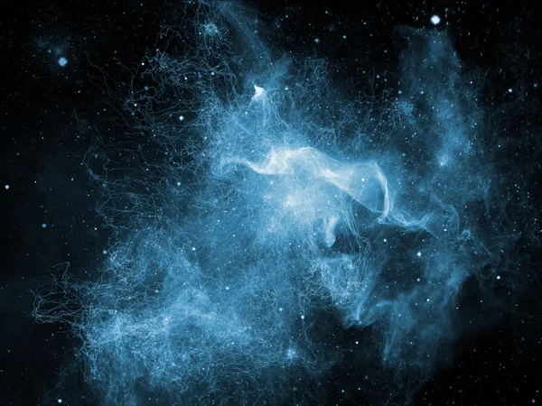 Evolving Fractal Nebulae — Stock Photo, Image