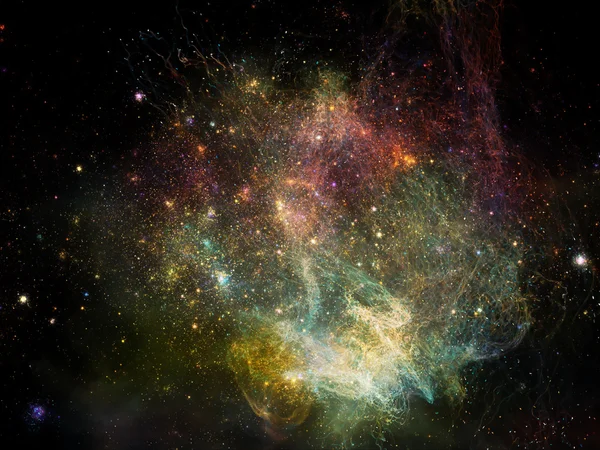 Accidental Fractal Nebulae — Stock Photo, Image