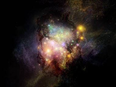 önceden in fractal bulutsular dizini