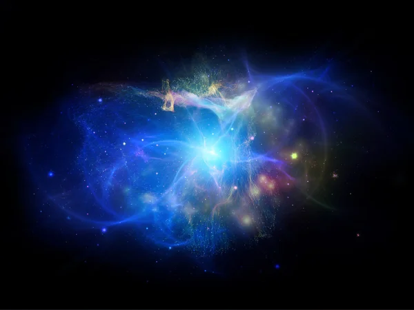 Realms of Fractal Nebulae — Stock Photo, Image