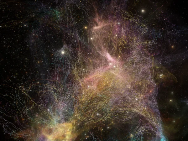 Evolving Fractal Nebulae — Stock Photo, Image