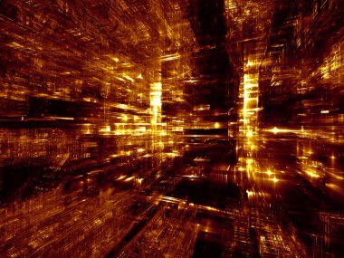 yol in fractal dünya