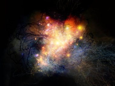 gerçeklik in fractal bulutsular dizini