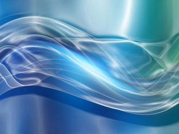 Digital Fractal Waves — Stock Photo, Image