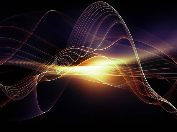 Yanlışlıkla fraktal dalgalar — Stok fotoğraf