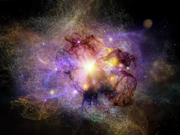 Visualization of Fractal Nebulae — Stock Photo, Image