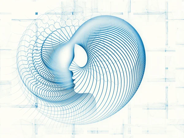 La continuación de la geometría del alma —  Fotos de Stock