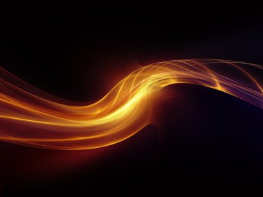 fraktal dalgaları arka plan