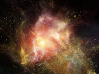 gerçeklik in fractal bulutsular dizini