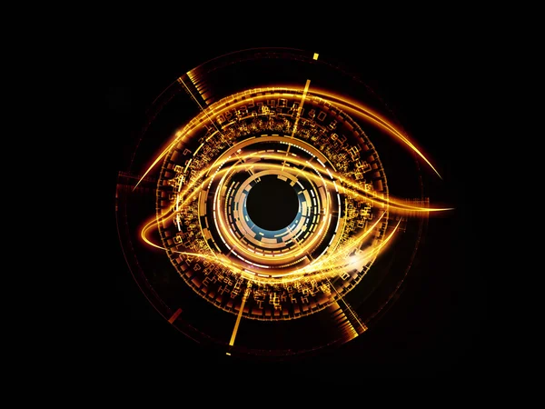 Ochiul inteligenței artificiale — Fotografie, imagine de stoc